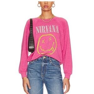 Daydreamer Pink Nirvana Graphic Sweatshirt